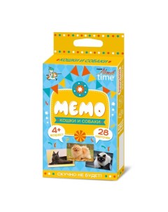 Настольная игра «Мемо. Кошки и собаки» Десятое королевство