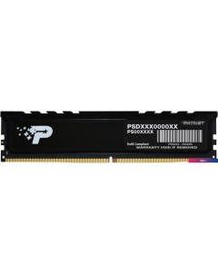 Оперативная память Signature Premium Line 24ГБ DDR5 5600 МГц PSP524G560081H1 Patriot