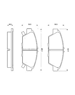 Тормозные колодки 0986424289 Bosch