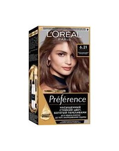 Гель-краска для волос Preference 6.21 Риволи L'oreal paris