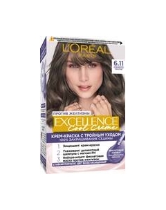 Крем-краска для волос Color Excellence Cool Creme 6.11 L'oreal paris