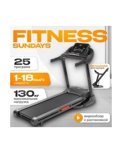 Электрическая беговая дорожка T4600F Sundays fitness