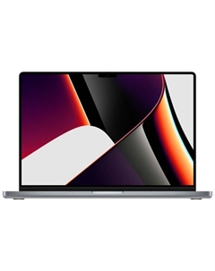 Ноутбук Apple MacBook Pro 16" M1 Pro A2485 (MK183RU/A) серый космос