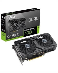 Видеокарта Dual GeForce RTX 4060 Ti Evo OC Edition 8GB GDDR6 DUAL-RTX4060TI-O8G-EVO Asus