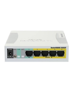 Коммутатор RouterBoard 260GSP CSS106-1G-4P-1S Mikrotik