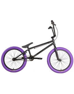 Велосипед Madness BMX 4 серо-фиолетовый/черный/фиолетовый HQ-0017383 Stark