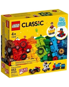 Конструктор Classic 11014 Кубики и колеса Lego