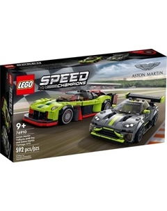 Конструктор Speed Champions 76910 Aston Martin Valkyrie AMR Pro+Vantage GT3 Lego