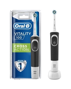 Электрическая зубная щетка Oral-B VITALITY D100 CROSS ACTION черная Braun