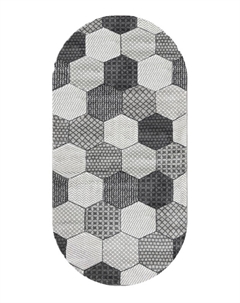 Ковер (1,6х2,3) DENVER 018200A-IVR-GRY-OVAL Sim carpet