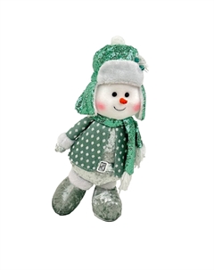 Фигура новогодняя 41см Winter Snowman (green) GM892136-B Калядны час