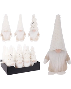 Фигура новогодняя Cream Gnomes 22 см ANM222420 No brand