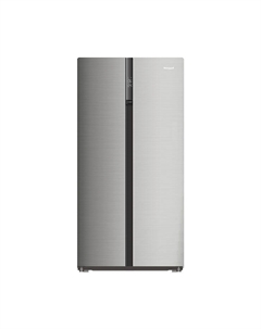 Холодильник Weissgauff WSBS 500 Inverter NoFrost Inox Glass