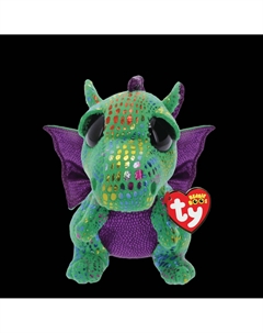 Игрушка мягконабивная Дракон Cinder серии "Beanie Boo's", 15 см Ty