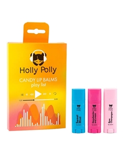 Набор бальзамов для губ CANDY LIP BALMS Holly polly