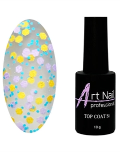 Топ Top matt Confetti Art nail professional