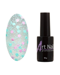 Топ Top matt Confetti Art nail professional