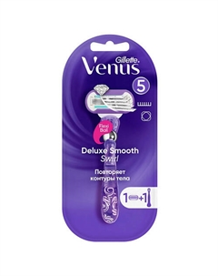 Станок для бритья VENUS SWIRL с 1 сменной кассетой Gillette