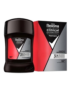 Дезодорант-стик MEN CLINICAL PROTECTION Защита и уверенность 96 ч Rexona