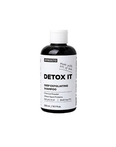 Шампунь DETOX IT для нормальных и склонных к жирности волос 300.0 Prosto cosmetics