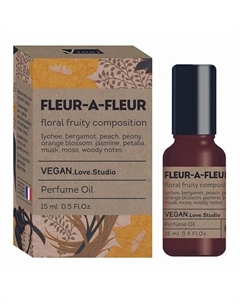 Парфюмерное масло для тела Fleur-a-Fleur пион жасмин дерево 15.0 Vegan.love.studio