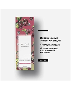 Интенсивный тонер-эссенция Intensive Essenсe-Toner RASPBERRY NIACINAMIDE 100.0 G.love