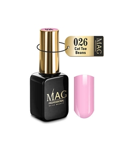 Белый гель-лак для ногтей Color 001 Milky Ice 10.0 Mag nails beauty professional