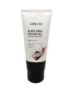 Гель-скатка с муцином черной улитки BLACK SNAIL PEELING GEL 180.0 Lebelage