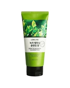 Балансирующая пенка с зеленым чаем GREEN TEA BALANCING CLEANSING FOAM 180.0 Lebelage