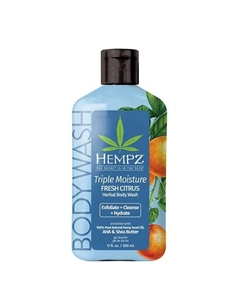 Гель для душа Тройное увлажнение Triple Moisture Fresh Citrus Herbal Body Wash 500.0 Hempz