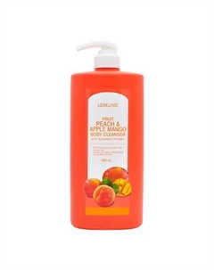 Гель для душа с персиком и манго FRUIT PEACH & APPLE MANGO BODY 1000.0 Lebelage