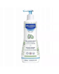 Детский шампунь и гель для купания Bebe Gentle Cleansing Gel 500.0 Mustela