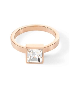 Кольцо Brilliant Square Rose Gold 1.0 Coeur de lion