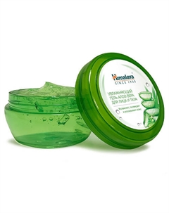 Гель для лица и тела увлажняющий алоэ вера HERBAL ALOE VERA FACE & BODY MOISTURIZER Himalaya since 1930