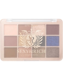 Палетка теней для век Eyeshadow palette sexy&rich collection Stellary