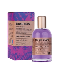 Туалетная вода женская Moon Glow черная смородина клубника малина фрезия сандал 100.0 Vegan.love.studio