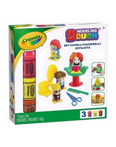 Набор для лепки Hair Styling: Пластилин + Игрушечные фигурки + Аксессуары 168.0 Crayola