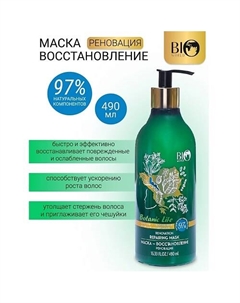 Маска-восстановление "Черный тмин,бесцветная хна" Botanic Life 490.0 Bioworld