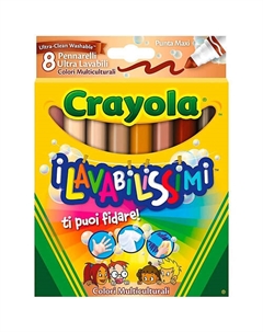 Смываемые фломастеры Lavabilissimi 8.0 Crayola