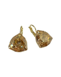 Серьги Dafna 18mm golden shadow Amante crystal