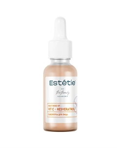 Сыворотка для лица Vit C + Resveratrol 30.0 Estetie