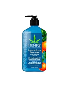 Кондиционер Тройное увлажнение / Triple Moisture Fresh Citrus Herbal Conditioner 500.0 Hempz