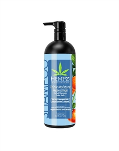 Шампунь Тройное увлажнение / Triple Moisture Daily Herbal Replenishing Shampoo 1000.0 Hempz