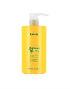 Блеск-шампунь для волос Brilliants gloss 750.0 Kapous