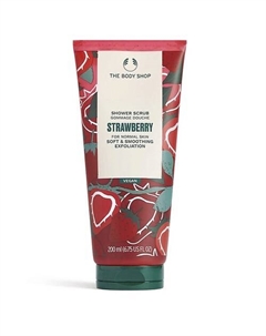 Отшелушивающий гель-скраб для душа Strawberry 200.0 The body shop