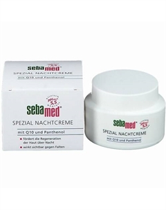 Ночной антивозрастной крем с коэнзимом Q10 Special Nighcream 75.0 Sebamed