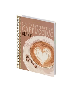 Ежедневник CUTE DIARY "СЧАСТЬЕ В КОФЕ.CAPPUCCINO" Bruno visconti