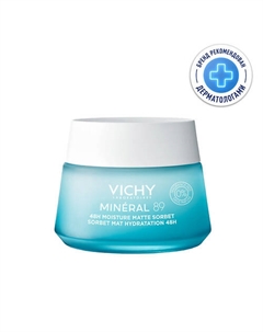 Матирующий гель-сорбет для лица с увлажнением 48 часов Mineral 89 Vichy