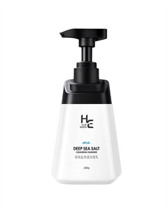 Очищающий гель для лица НЕ DEEP SEA SALT c морской солью He for men