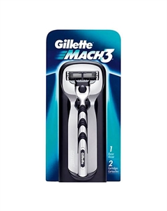 MACH 3 (станок+2 кассеты) Gillette